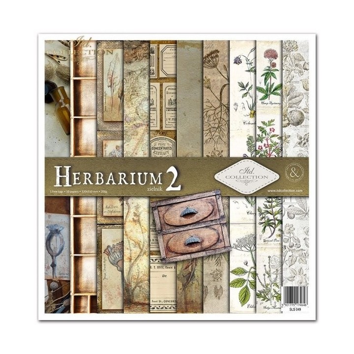 Scrapbookingpapier SLS-049 ''Herbarium 2''