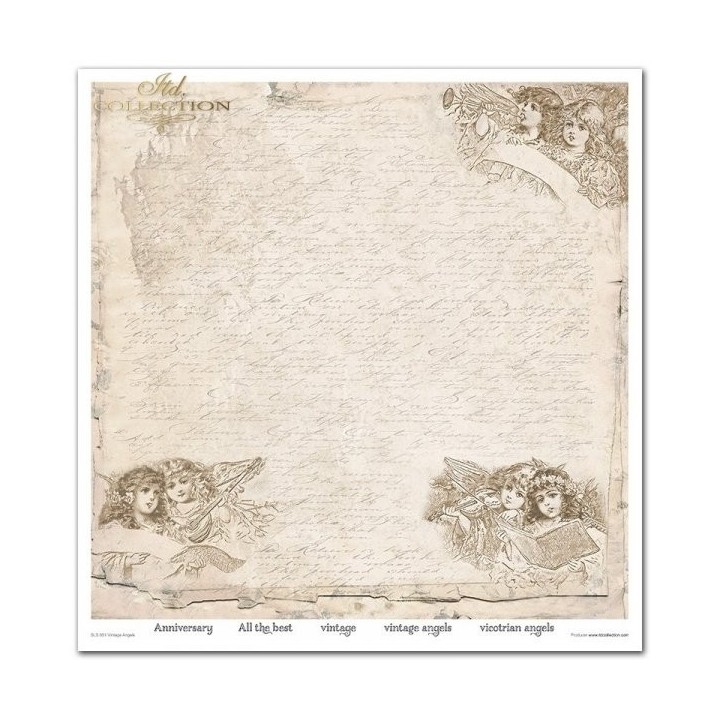 Scrapbookingpapier SLS-051 ''Vintage Angels''