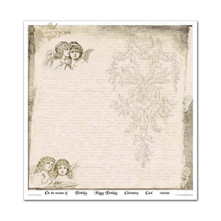Scrapbookingpapier SLS-051 ''Vintage Angels''