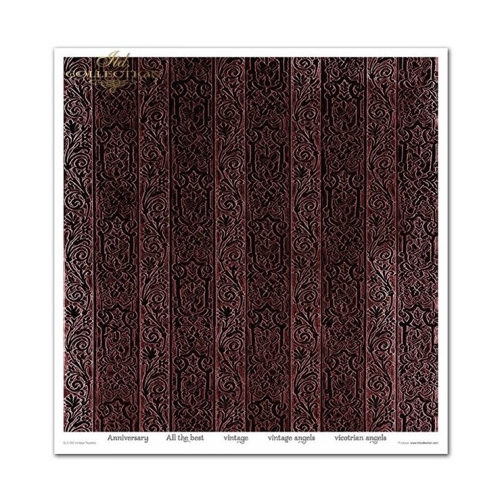 Scrapbookingpapier SLS-052 ''Vintage Tapestry''