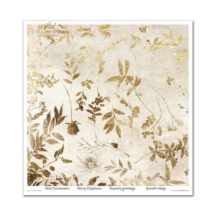 Scrapbookingpapier SLS-052 ''Vintage Tapestry''