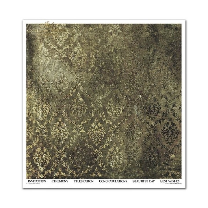 Scrapbookingpapier SLS-052 ''Vintage Tapestry''