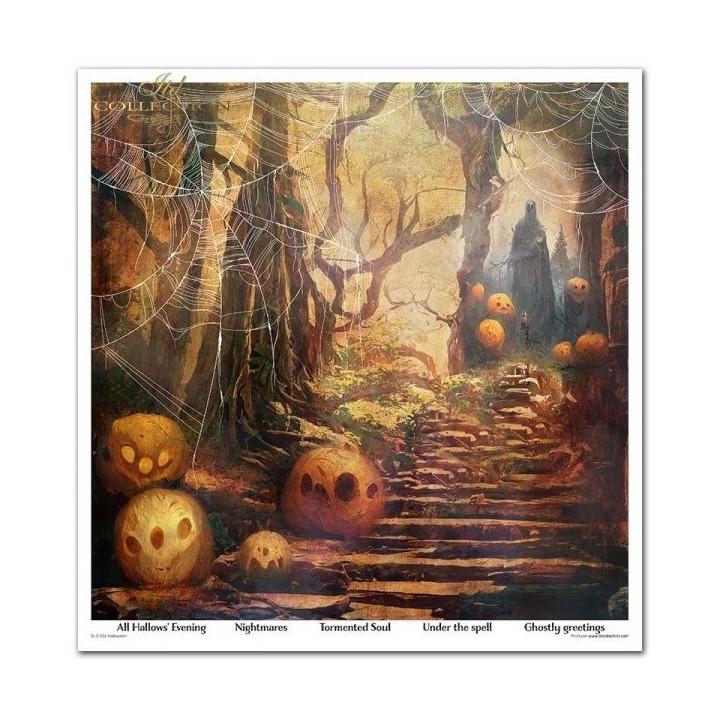 Scrapbookingpapier SLS-054 ''Halloween''