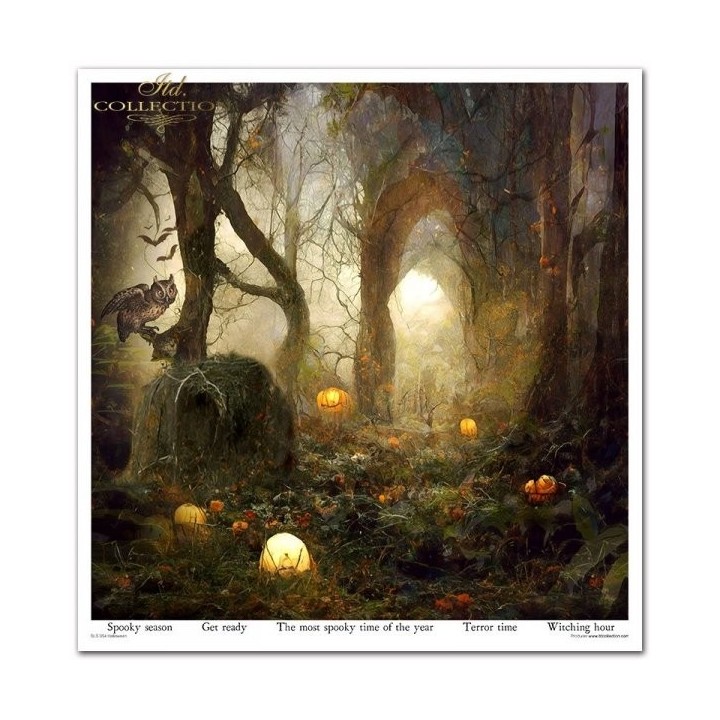Scrapbookingpapier SLS-054 ''Halloween''