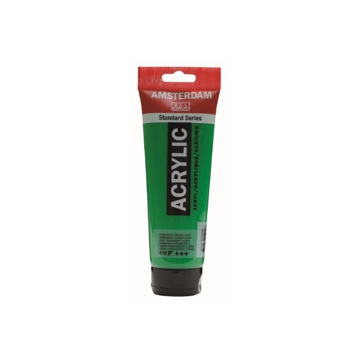 Amsterdam Acrylverf Tube 120ml Permanentgroen Licht 618