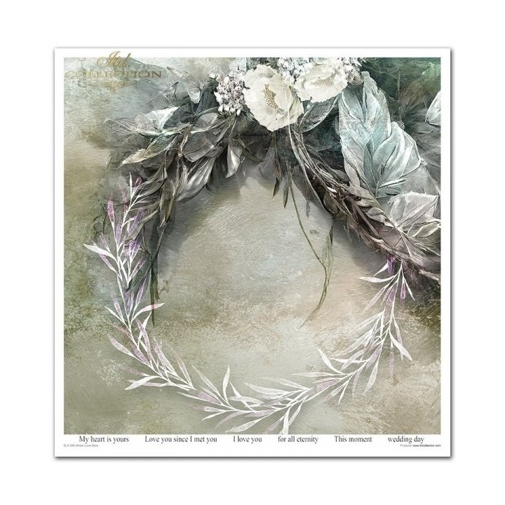 Scrapbookingpapier SLS-056 Winter Love Story