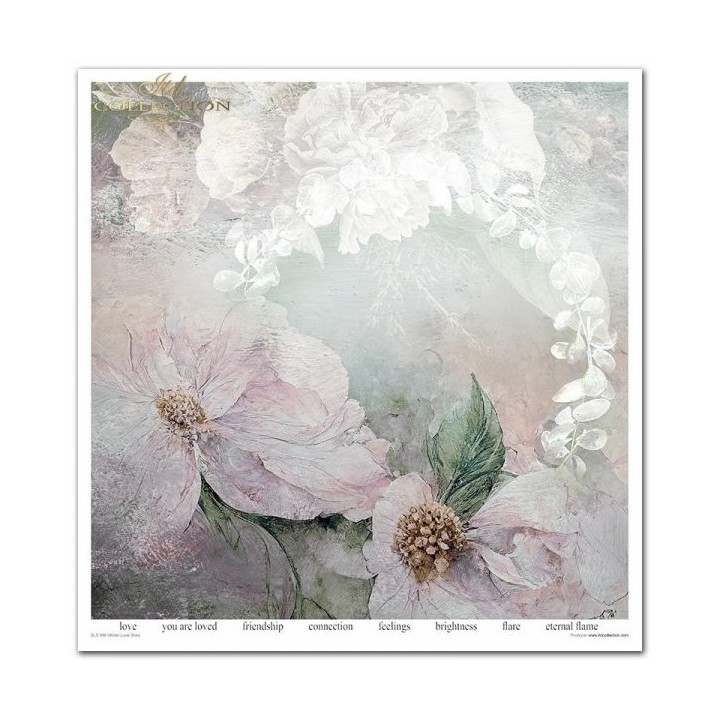 Scrapbookingpapier SLS-056 Winter Love Story