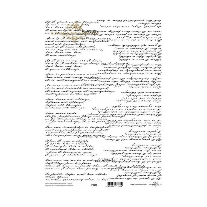 Translucent scrapbookpapier P0176