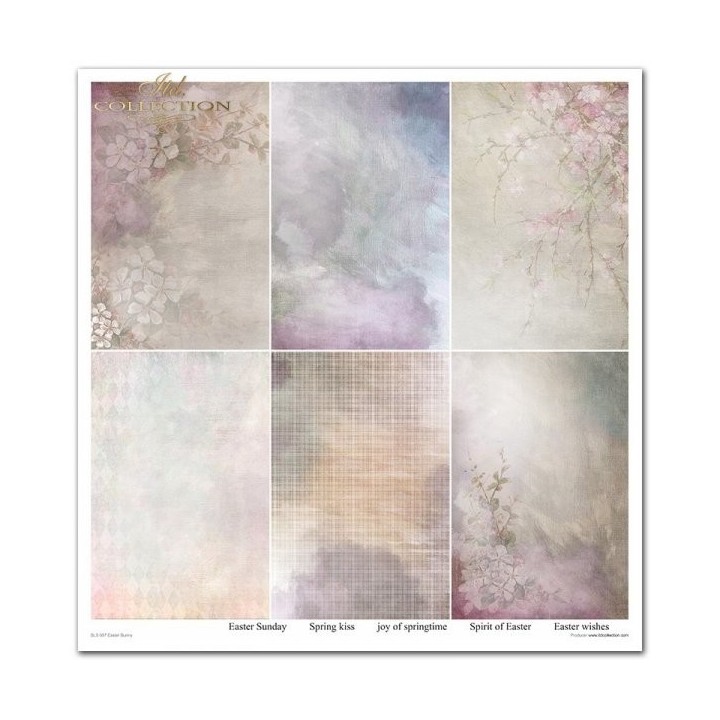 Scrapbookingpapier SLS-057 Paashaas