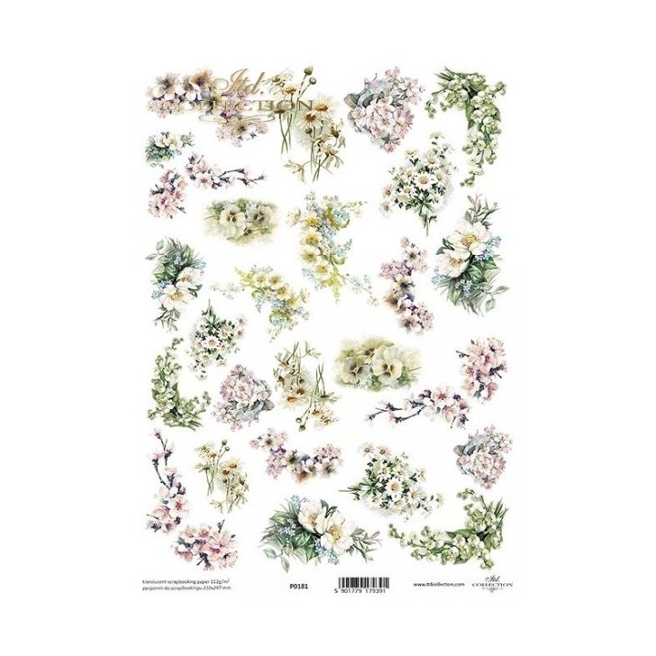 Translucent scrapbookpapier P0181