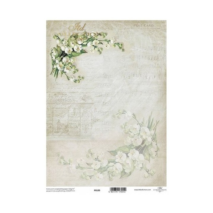 Translucent scrapbookingpapier P0183