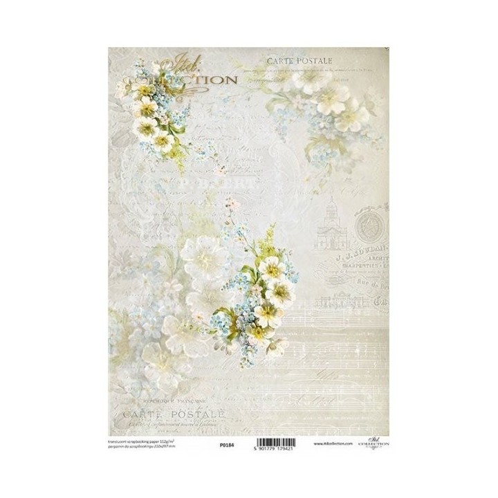 Translucent scrapbookingpapier P0184