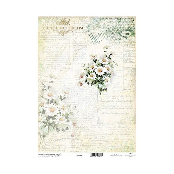 Translucent scrapbookingpapier P0186