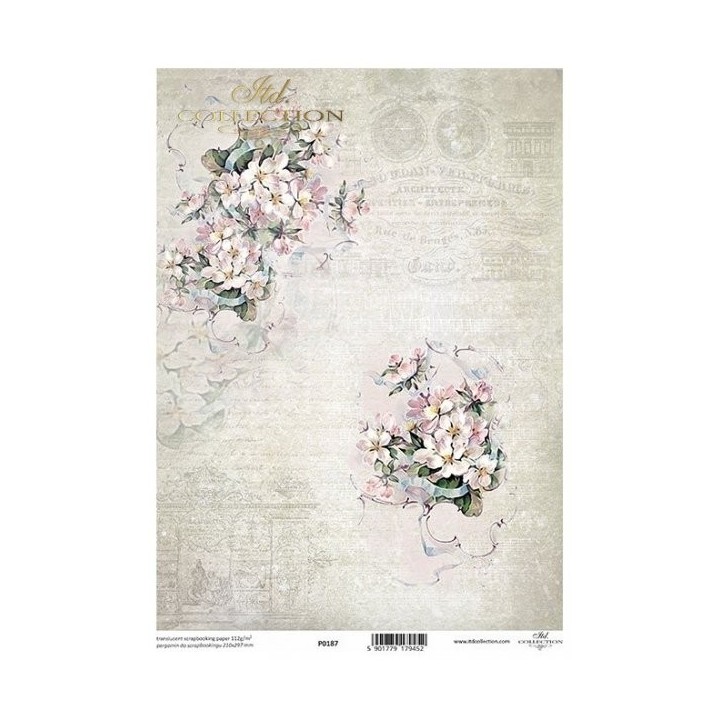 Translucent scrapbookingpapier P0187