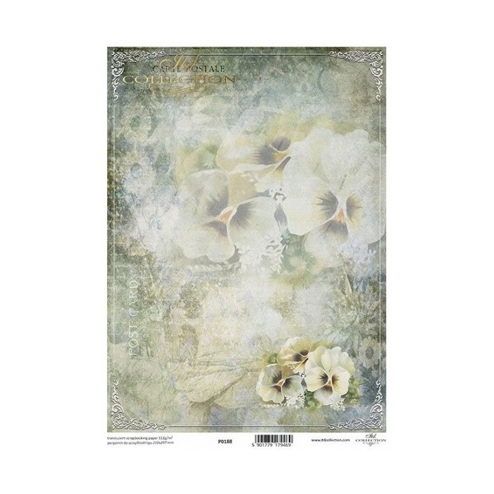Translucent scrapbookingpapier P0188