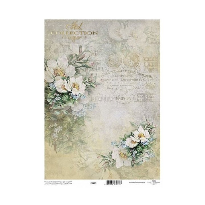Translucent scrapbookpapier P0189