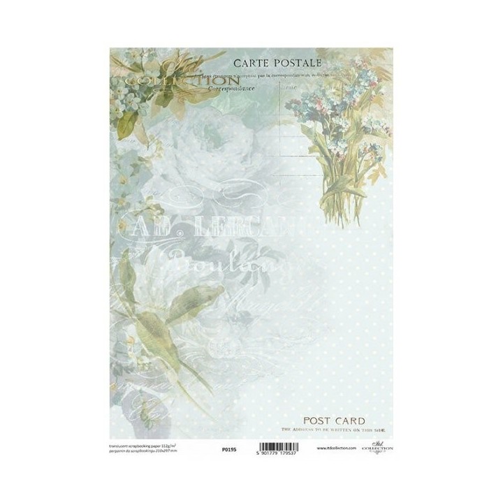 Translucent scrapbookpapier P0195