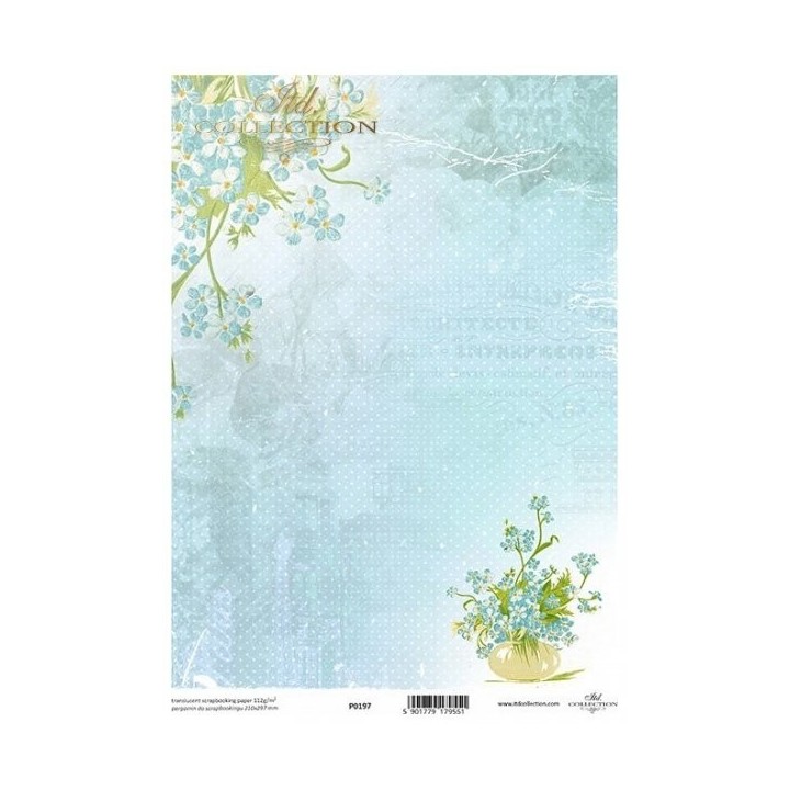 Translucent scrapbookingpapier P0197