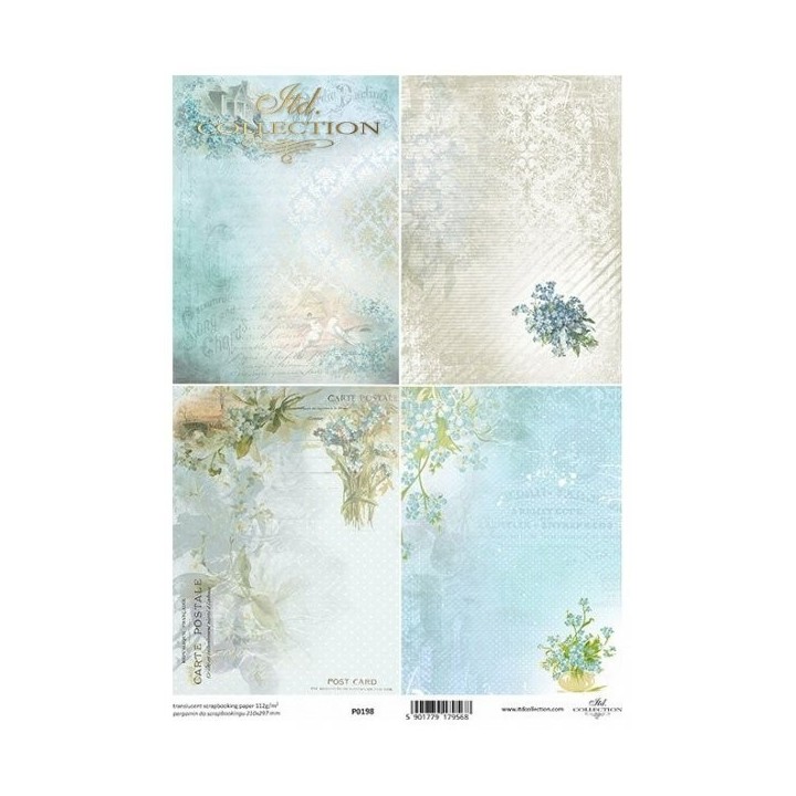 Translucent scrapbookpapier P0198
