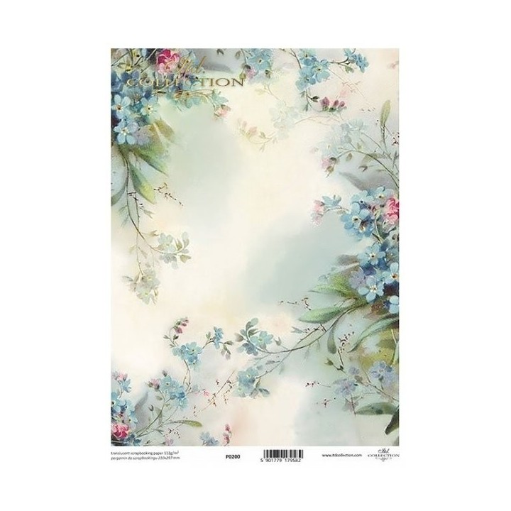 Translucent scrapbookpapier P0200