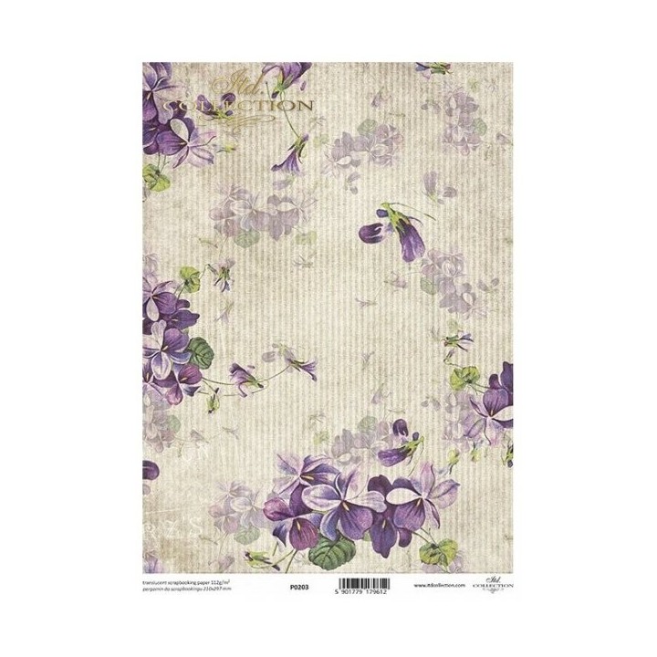 Translucent scrapbookingpapier P0203