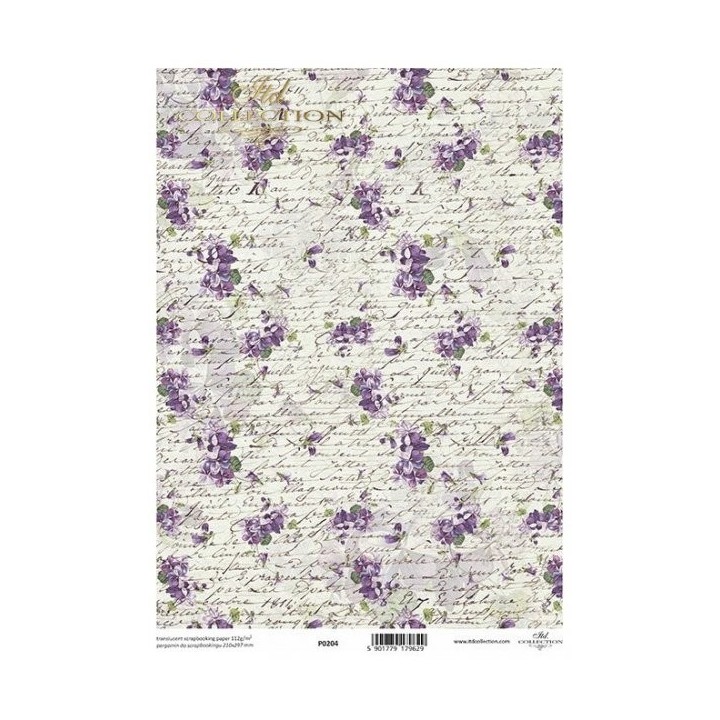 Translucent scrapbookingpapier P0204