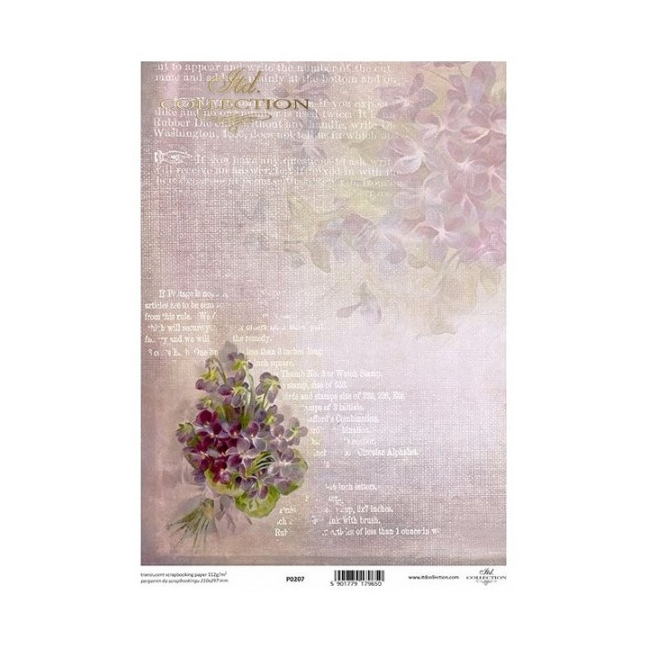 Translucent scrapbookingpapier P0207