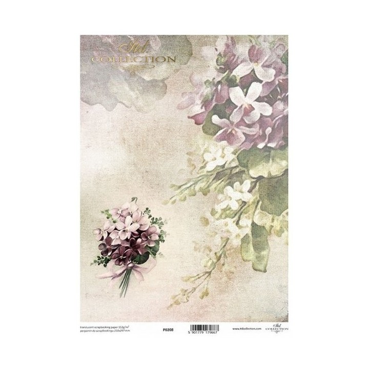 Translucent scrapbookingpapier P0208