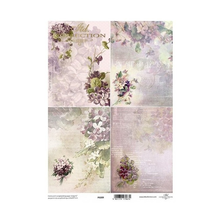 Translucent scrapbookingpapier P0209