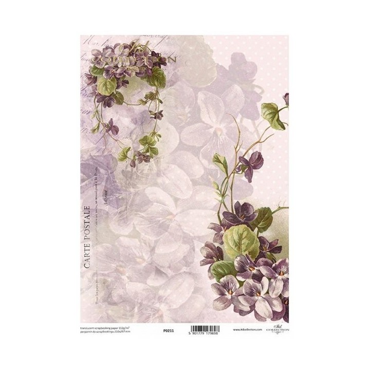 Translucent scrapbookingpapier P0211