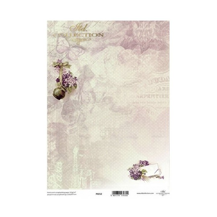 Translucent scrapbookingpapier P0212