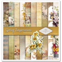 Scrapbookingpapier SLS-058 Lente-impressies