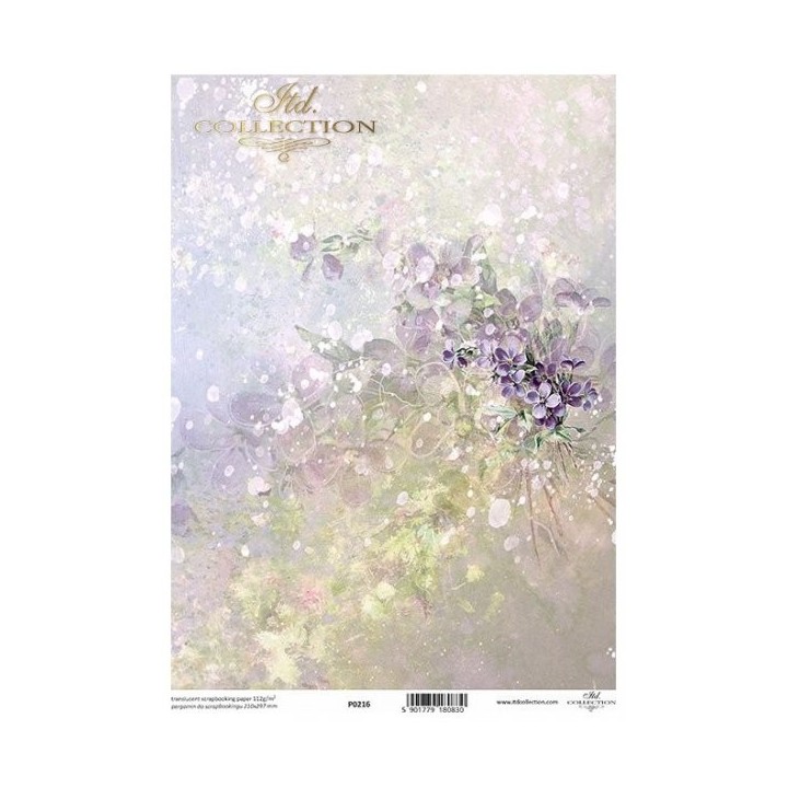 Translucent scrapbookingpapier P0216