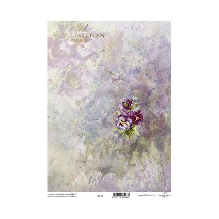 Translucent scrapbookingpapier P0219