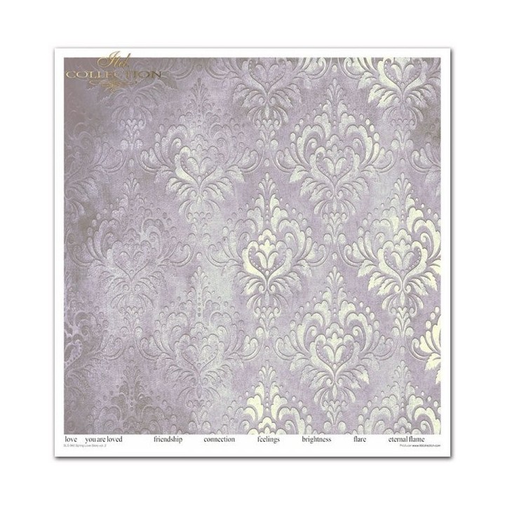 Scrapbookingpapier SLS-0560 Lente Liefdesverhaal deel 2