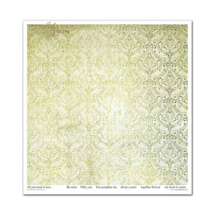 Scrapbookingpapier SLS-0560 Lente Liefdesverhaal deel 2