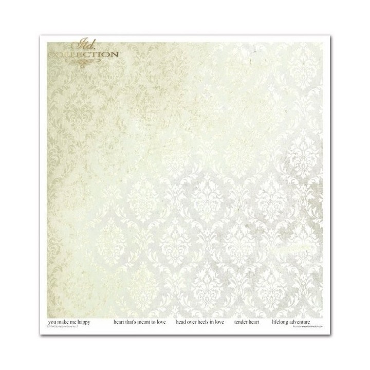 Scrapbookingpapier SLS-0560 Lente Liefdesverhaal deel 2