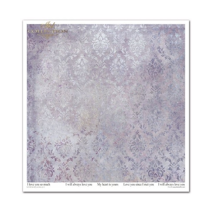 Scrapbookingpapier SLS-0560 Lente Liefdesverhaal deel 2