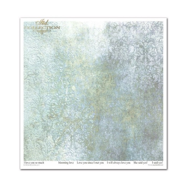 Scrapbookingpapier SLS-0560 Lente Liefdesverhaal deel 2