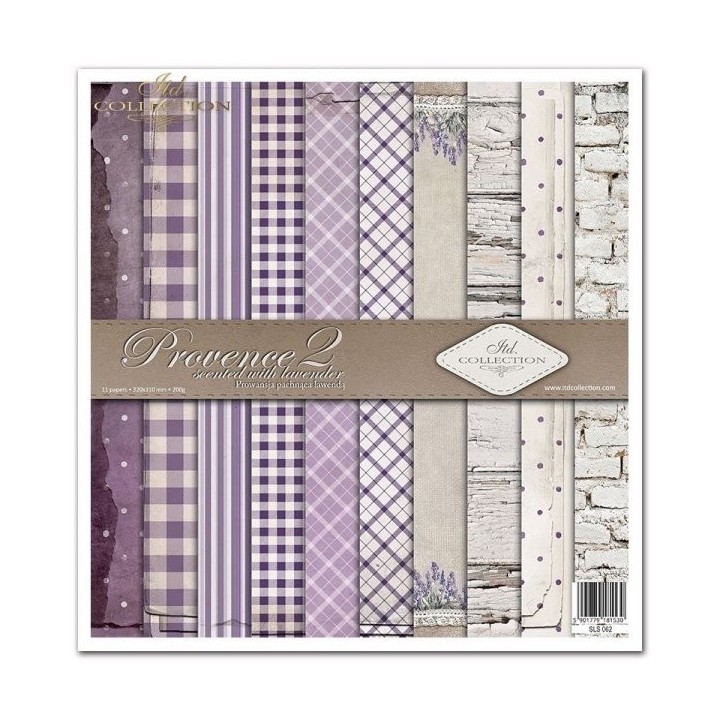 Scrapbookingpapier SLS-062 Provence met lavendelgeur 2