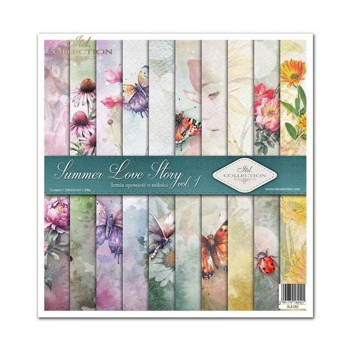 Scrapbookingpapier SLS-063 Summer Love Story deel 1