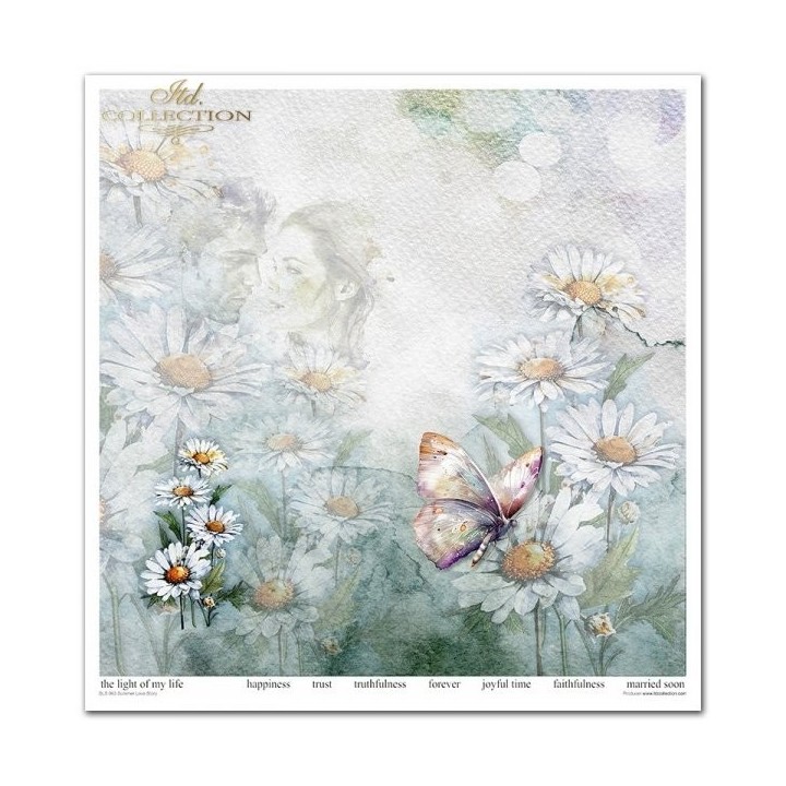 Scrapbookingpapier SLS-063 Summer Love Story deel 1