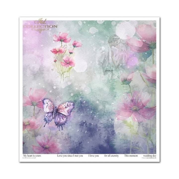 Scrapbookingpapier SLS-063 Summer Love Story deel 1