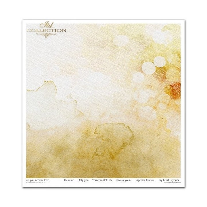 Scrapbookingpapier SLS-064 Summer Love Story deel 2