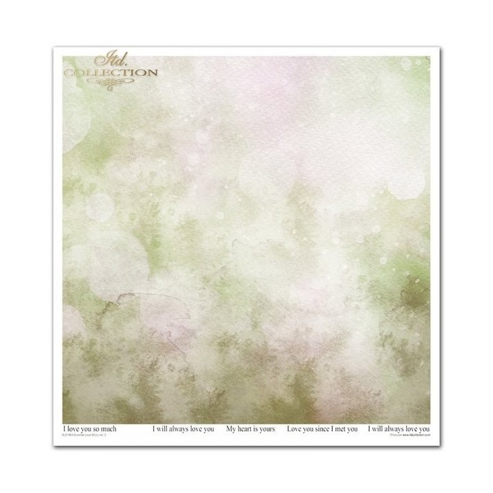Scrapbookingpapier SLS-064 Summer Love Story deel 2