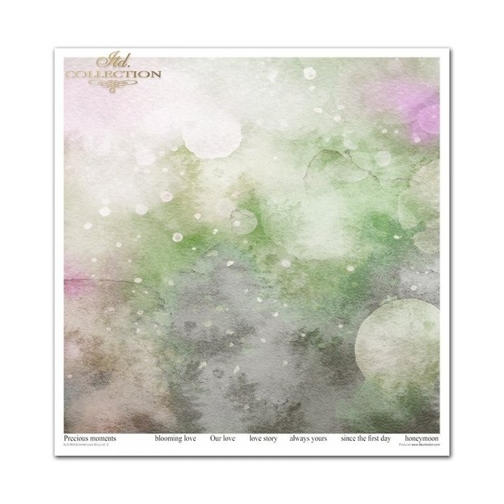 Scrapbookingpapier SLS-064 Summer Love Story deel 2