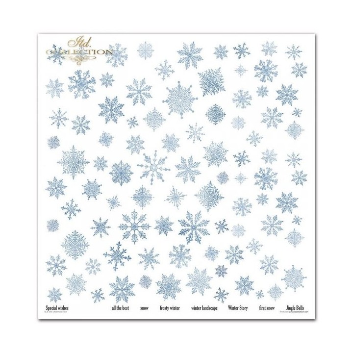 Scrapbookingpapier SLS-065 Kersttijd