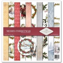 Scrapbookingpapier SLS-066 Vrolijk Kerstmis