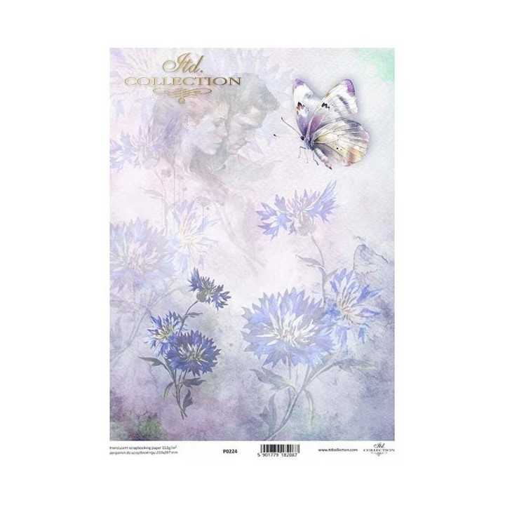 Translucent scrapbookingpapier P0224