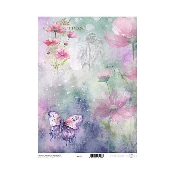 Translucent scrapbookpapier P0231
